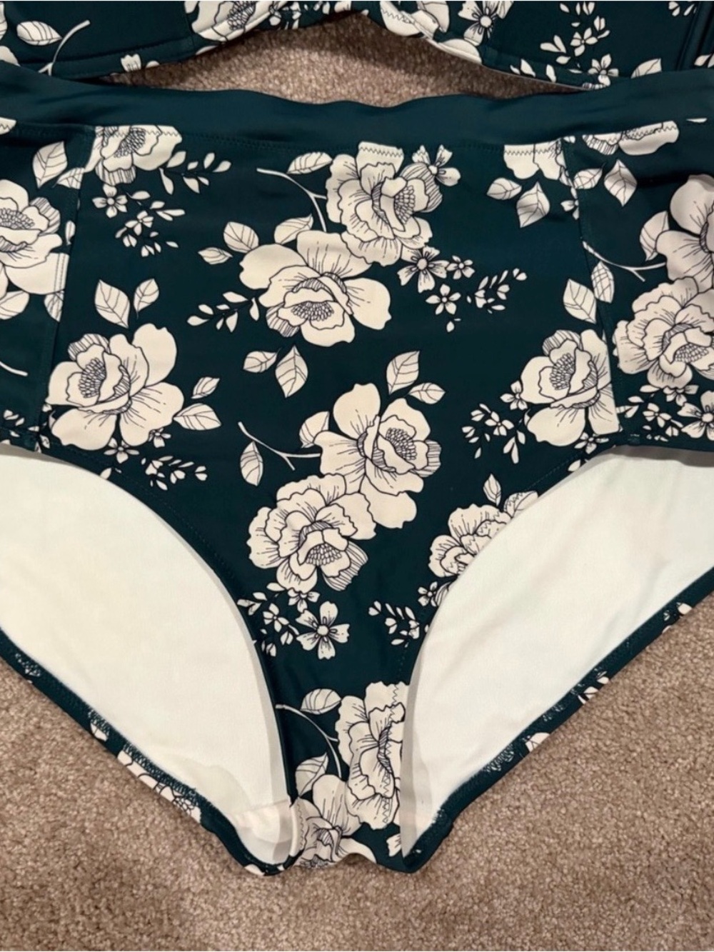 Adore Me 1X Floral High Waist Underwire Bikini Swimsuit Set - Picture 4 of 14